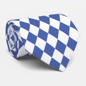 ジョッキーシルク王室のスダイヤモンドブルーとホワイトネックタイ ネクタイ (ロール)
