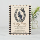 ジョッキーレースホースダービーパーティー 招待状 (スタンド正面)