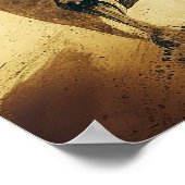 ジョッキーヴィンテージスタイル競馬芸術ポスター ポスター (角)