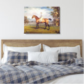 ジョッキー・アップで変装したハミルトン公（おおい） キャンバスプリント (インサイチュ (寝室))