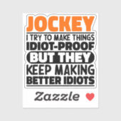 ジョッキー 私は面白いことを言うのが好きなジョッキー シール (シート)