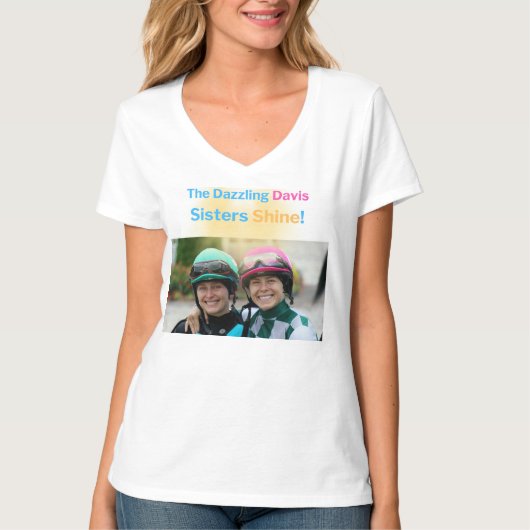 ジョッキー – The Davis Sisters Tシャツ (正面)