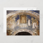 ジョット:神がガブリエルをヴァージンに送る ポストカード (正面/裏面)