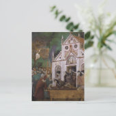 ジョット：聖フランシス聖クレアの嘆き ポストカード (スタンド正面)