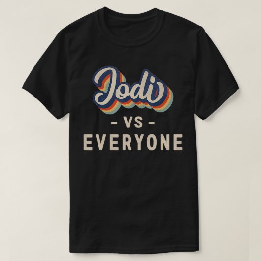 ジョディvs全員 tシャツ (デザイン正面)