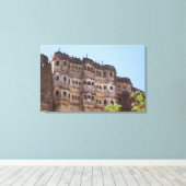 ジョドプル威厳のあるの砦メヘランガル キャンバスプリント (インサイチュ (ウッドフロア))