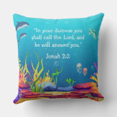 ジョナとホエールキッズ装飾用クッション クッション (裏面)