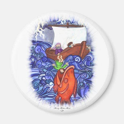 ジョナと大魚 マグネット (正面)