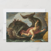 「ジョナと鯨」のカスタム招待状 招待状 (正面)