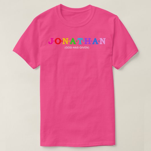 ジョナサンの神与えは2 Tシャツ (デザイン正面)