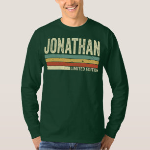 ジョナサンギフト名パーソナライズされたのおもしろいレトロ Tシャツ