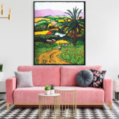 ジョナサン・キス・レフによるガリラヤ海への道 キャンバスプリント (インサイチュ (リビング))