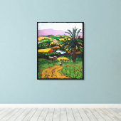 ジョナサン・キス・レフによるガリラヤ海への道 キャンバスプリント (インサイチュ (ウッドフロア))