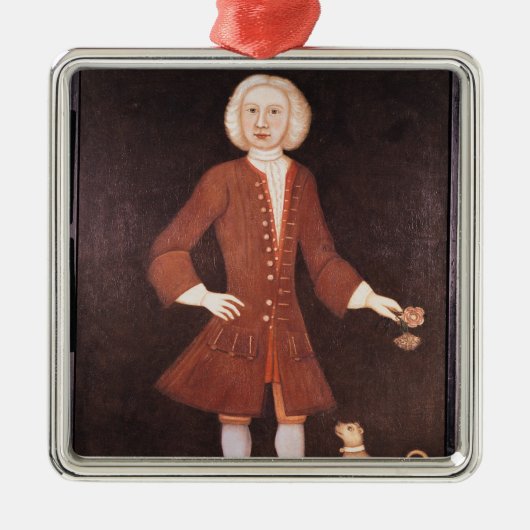 ジョナサンBentham、c.1725のポートレート メタルオーナメント (正面)