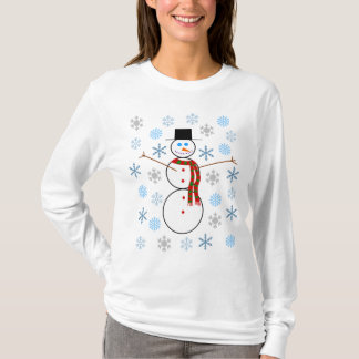 ジョナサンP. Snowman -女性の長袖のTシャツ Tシャツ