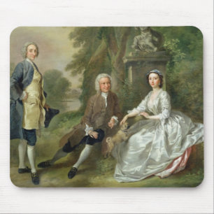 ジョナサンTyers (d.1767)および彼の娘、Elizabet マウスパッド