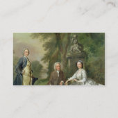 ジョナサンTyers (d.1767)および彼の娘、Elizabet 名刺 (裏面)