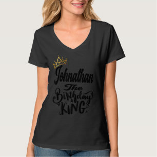 ジョナタンザ誕生日キングハッピーバースデーメンボー Tシャツ