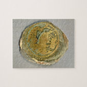 ジョナーおよびローマクジラ4tを描写する円形浮彫り ジグソーパズル (横)