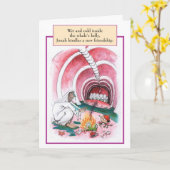 ジョナーのクジラの聖書のバースデー・カード カード (黄色い花)