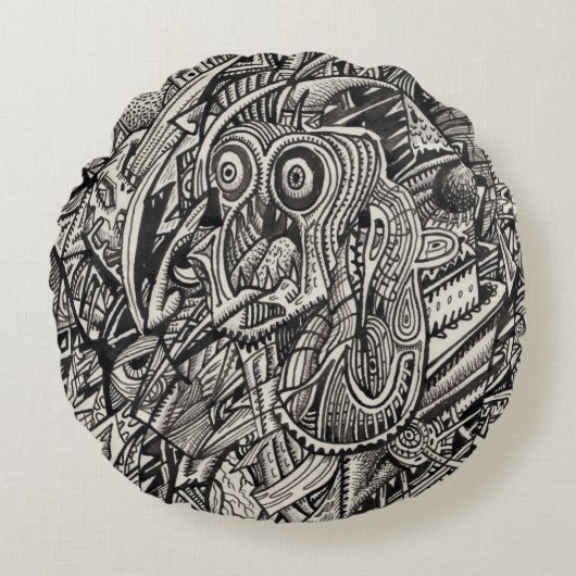 ジョナ錯体 ラウンドクッション (正面)