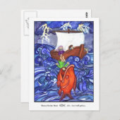 ジョナ&ザ・ビッグ・フィッシュ・ハガキ ポストカード (正面/裏面)