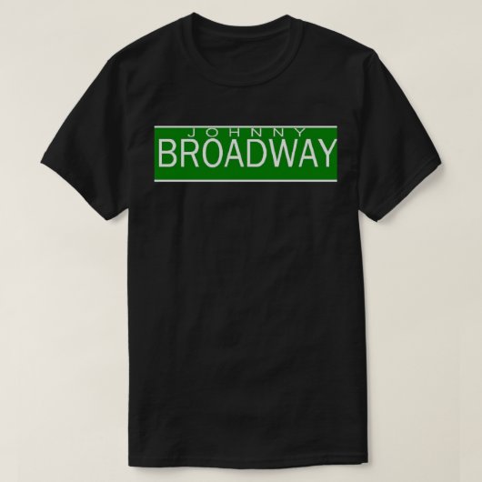 ジョニーのブロードウェイ(ロゴだけ) Tシャツ (デザイン正面)