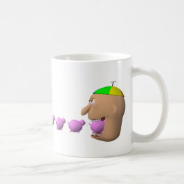 ジョニーの食べ物のブタのマグ コーヒーマグカップ