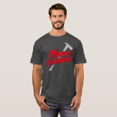 ジョニーはこちらです 面白い Tシャツ (正面フル)