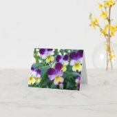 ジョニーはメッセージカードをジャンプ持ち上げます カード (黄色い花)