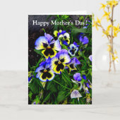 ジョニーは跳びます カード (黄色い花)