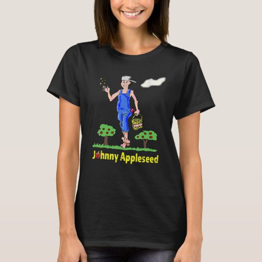 ジョニーアップルシードアップルツリーシードオーチャード子供部屋 Tシャツ (正面)
