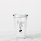 ジョニーブラボーパームツリーネーム アクリルタンブラー (裏面)