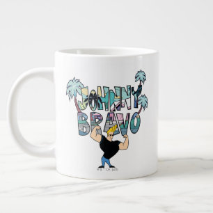 ジョニーブラボーパームツリーネーム ジャンボコーヒーマグカップ
