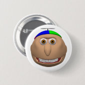 ジョニーボタン 缶バッジ (正面&裏面)