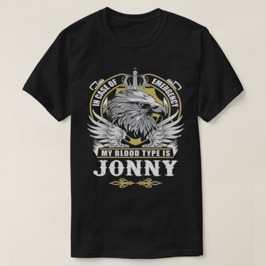 ジョニー名 Tシャツ (デザイン正面)