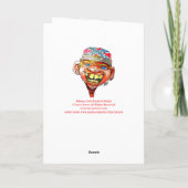 ジョニー金ゴールド祝歯あなたのハッピーバースデー カード (裏面)