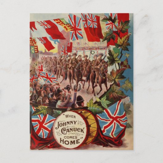 「ジョニー・カヌック」はがき ポストカード (正面)