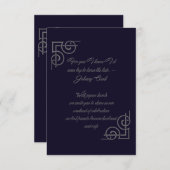 ジョニー·キャッシュ 招待状 (正面/裏面)