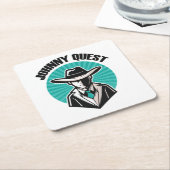 ジョニー・クエスト スクエアペーパーコースター (アングル)