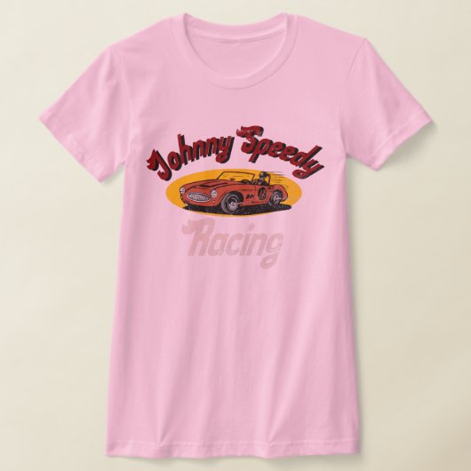 ジョニー・スピーディ・レーシング動揺してヴィンテージ Tシャツ (レイダウン)