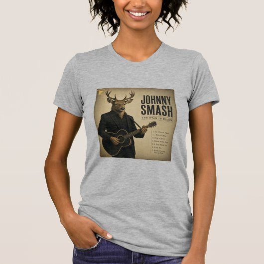 ジョニー・スマッシュ・アルバム: パロディ Tシャツ (正面)