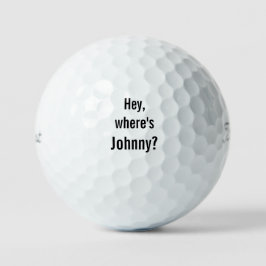 ジョニー・タイトリストPro V1Golf Ballsはどこ? ゴルフボール