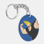 ジョニー・ブラボの象徴的ポーズ キーホルダー (正面左)