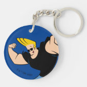 ジョニー・ブラボの象徴的ポーズ キーホルダー (裏面)