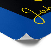 ジョニー・ブラボポップ・アートの・アート・グラフィック ポスター (角)