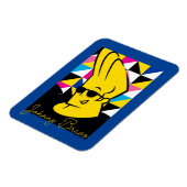 ジョニー・ブラボポップ・アートの・アート・グラフィック マグネット (左側)