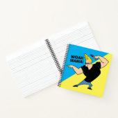 ジョニー・ブラボーの髪をコンビング ノートブック (内部)