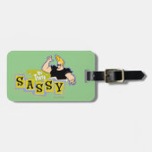 ジョニー・ブラボー – おいサッシー ラゲッジタグ (正面横)