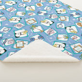 ジョニー・ブラボー・アイコン・パターン シェルパブランケット (3/4)